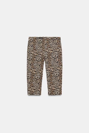 PANTALON CAPRI À IMPRIMÉ ANIMALIER - Leopard de Zara - Image 5