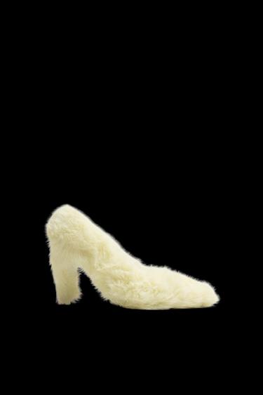 FAUX FUR SHOES HARRY LAMBERT FOR ZARA x DISNEY - Creamy White by Zara