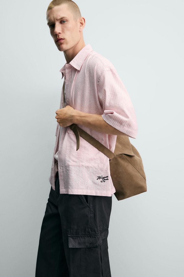 CAMISA JACQUARD RAYADA TEXTURIZADA 6