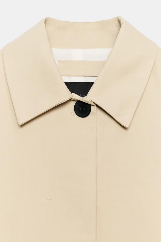 VESTE COURTE ZW COLLECTION - Beige de Zara - Image 7