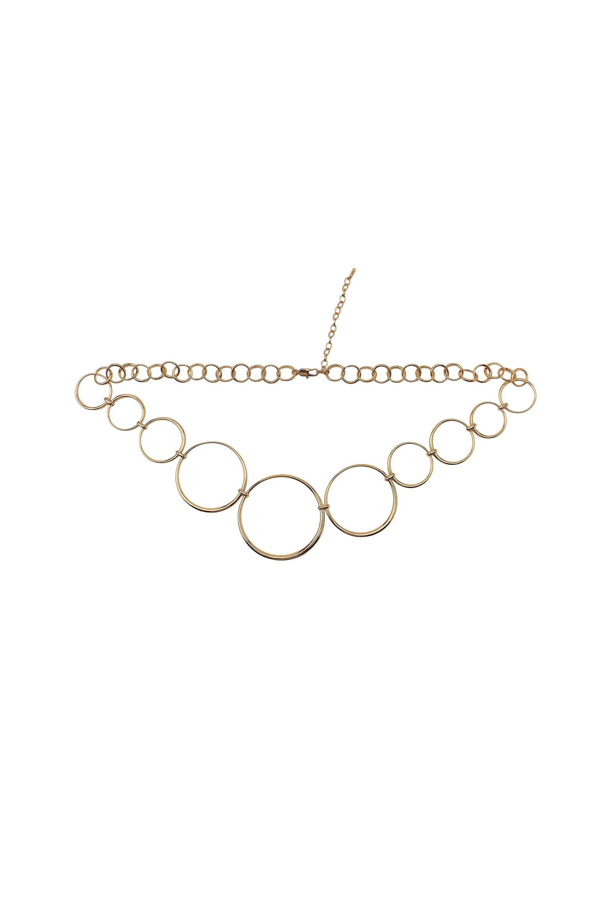 Zara gold metal & stones belts METAL EYELET BELT - Golden | ZARA United States main image 3