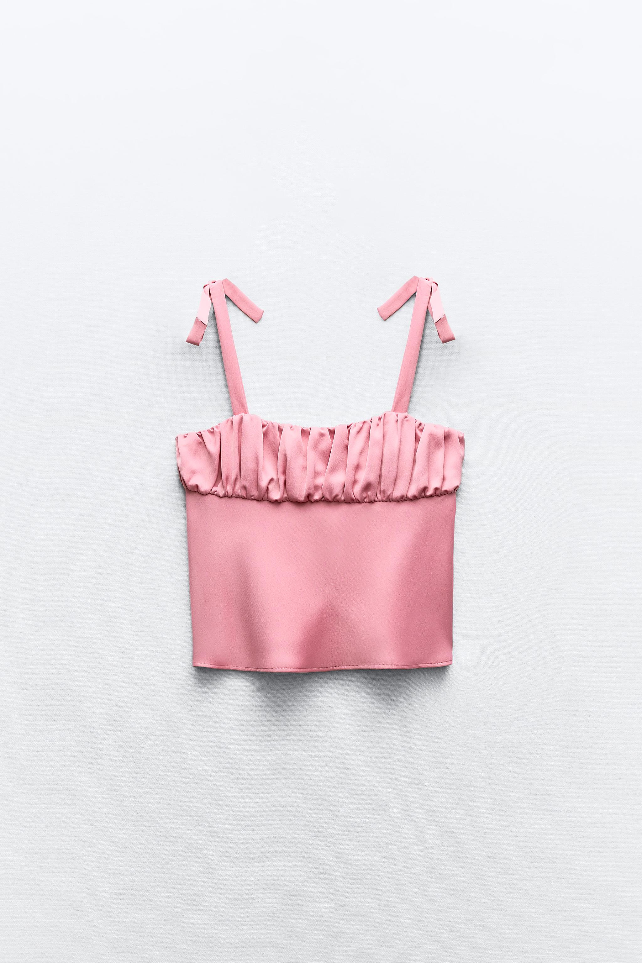 Women's Pink Tops | Explore our New Arrivals | ZARA United States