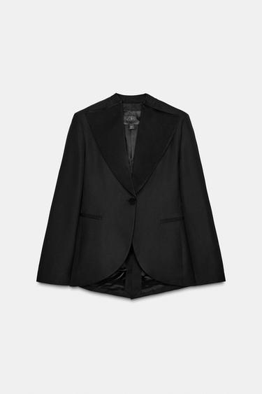 TAILORED TUXEDO-STYLE BLAZER - ZW COLLECTION LIMITED EDITION - Black by Zara