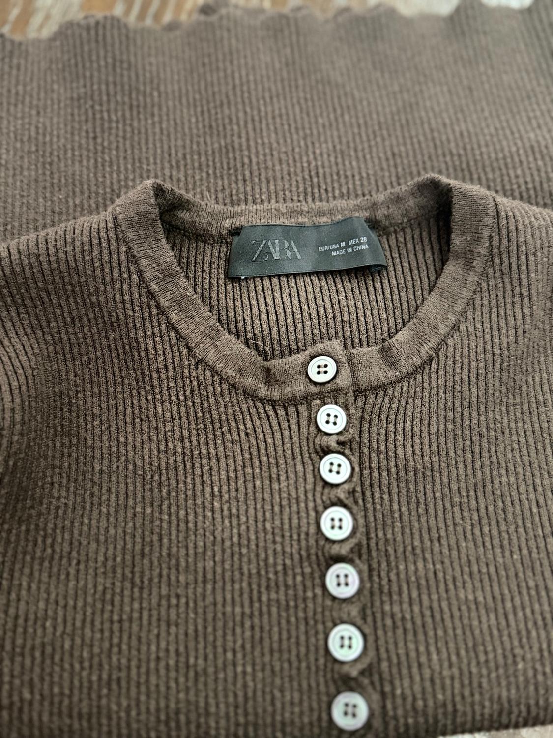 RIB KNIT CARDIGAN - Image 3