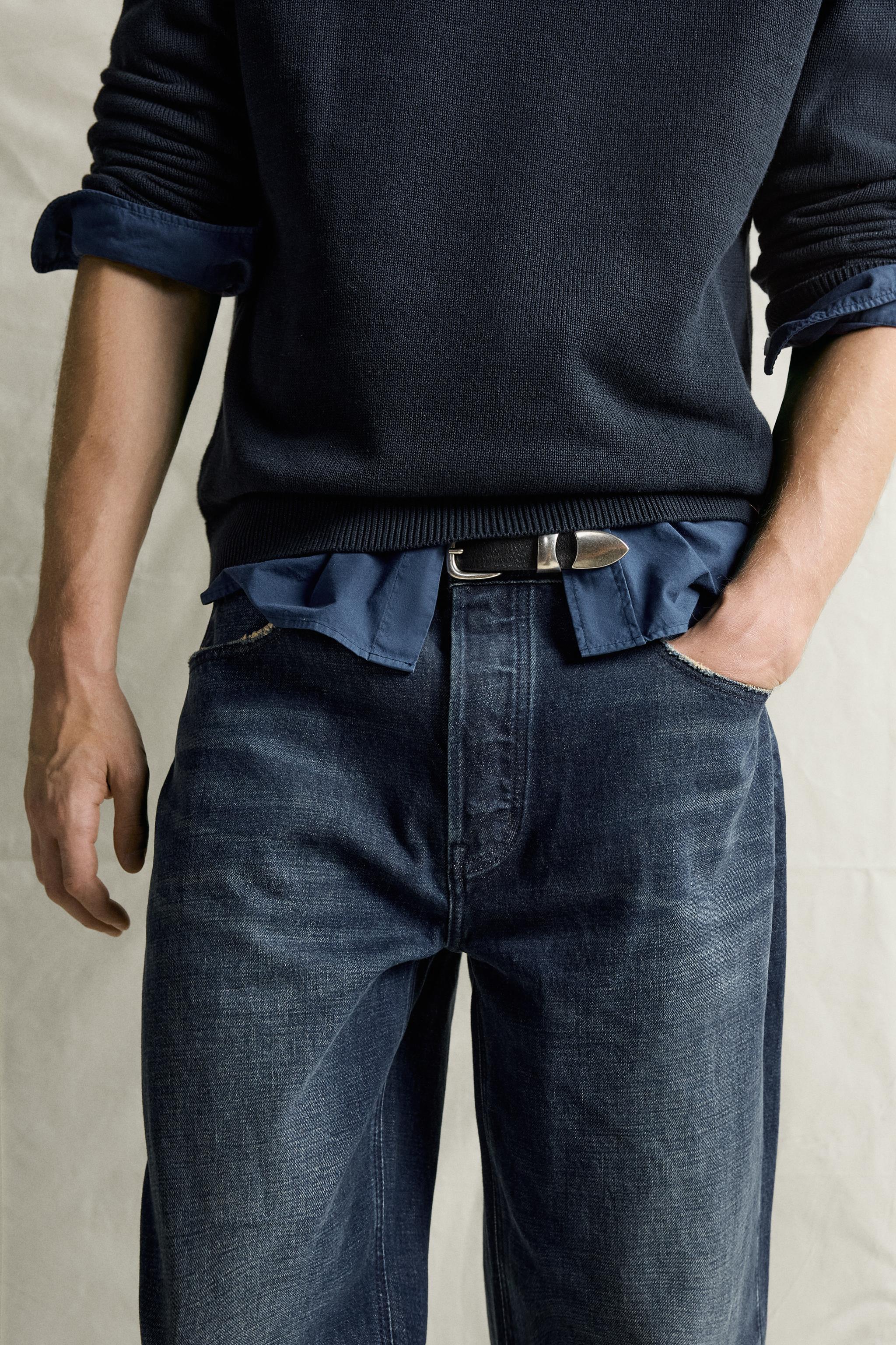 CROPPED BAGGY JEANS