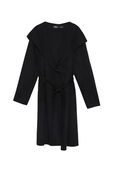 FAUX SUEDE COAT