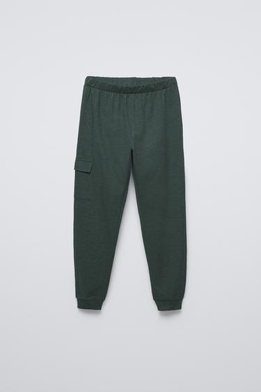 AGES 6-14/ MOUNTAIN PRINT PYJAMAS - Green by Zara - Image 3
