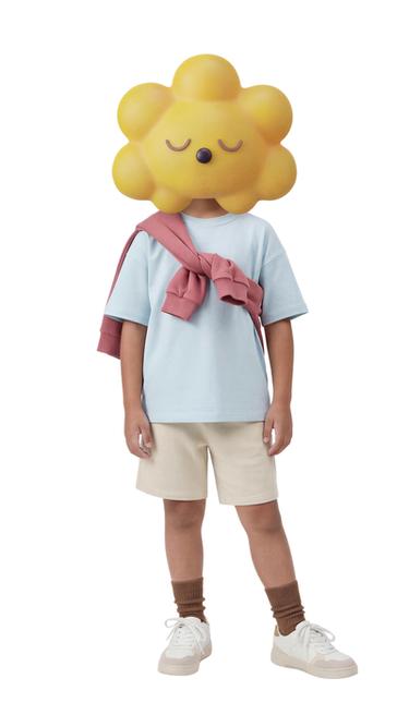 Zara OBOJENE BERMUDE OD FELPE S VEZOM – led