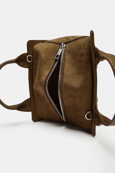 STUDDED HANDBAG - Green by Zara - Image 4