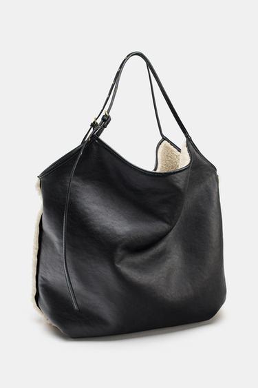 SHOPPER RÉVERSIBLE - Noir de Zara - Image 6