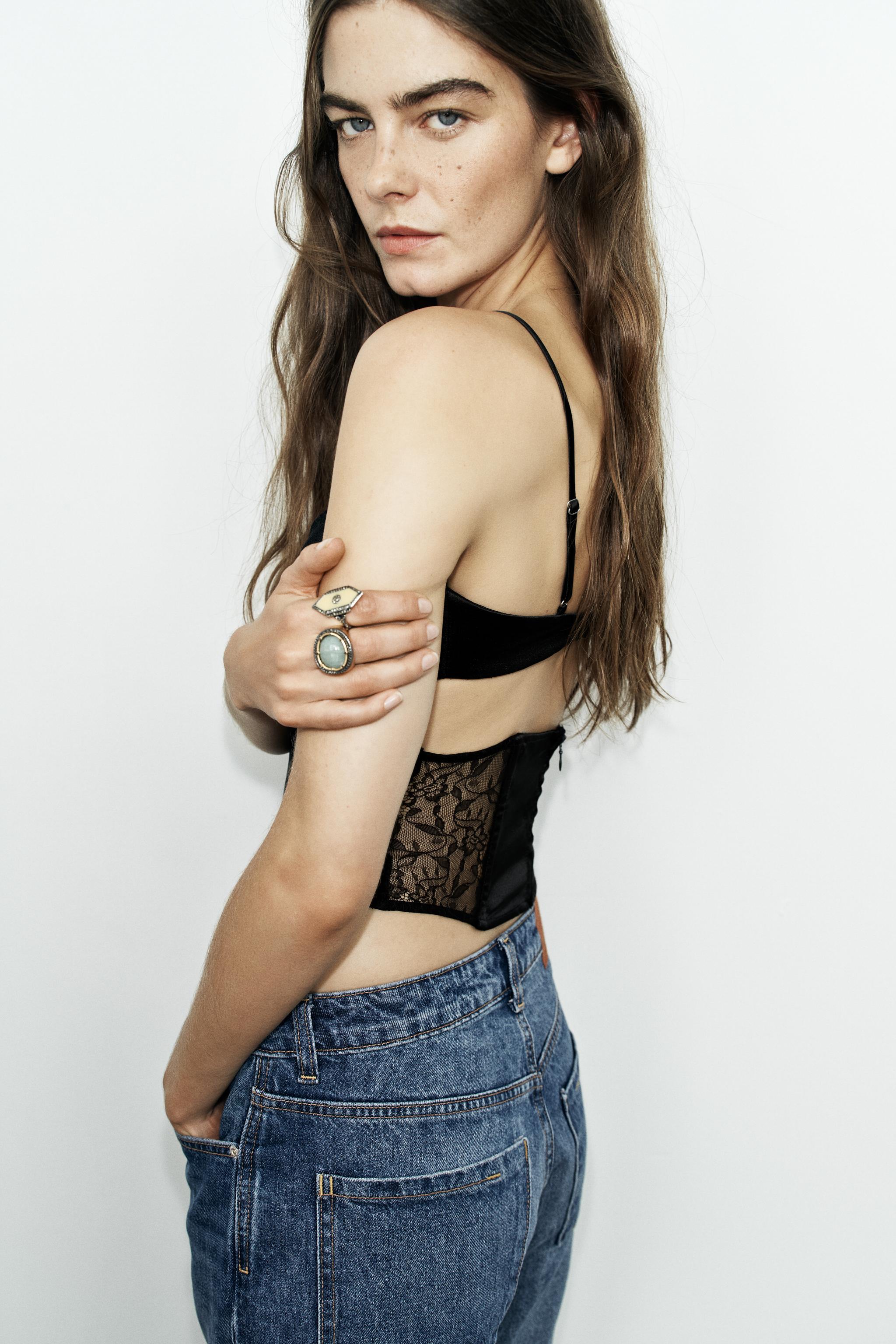 LACE CORSET TOP
