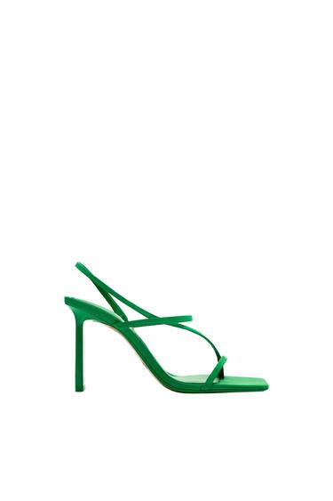 HIGH HEELED STRAP SANDALS