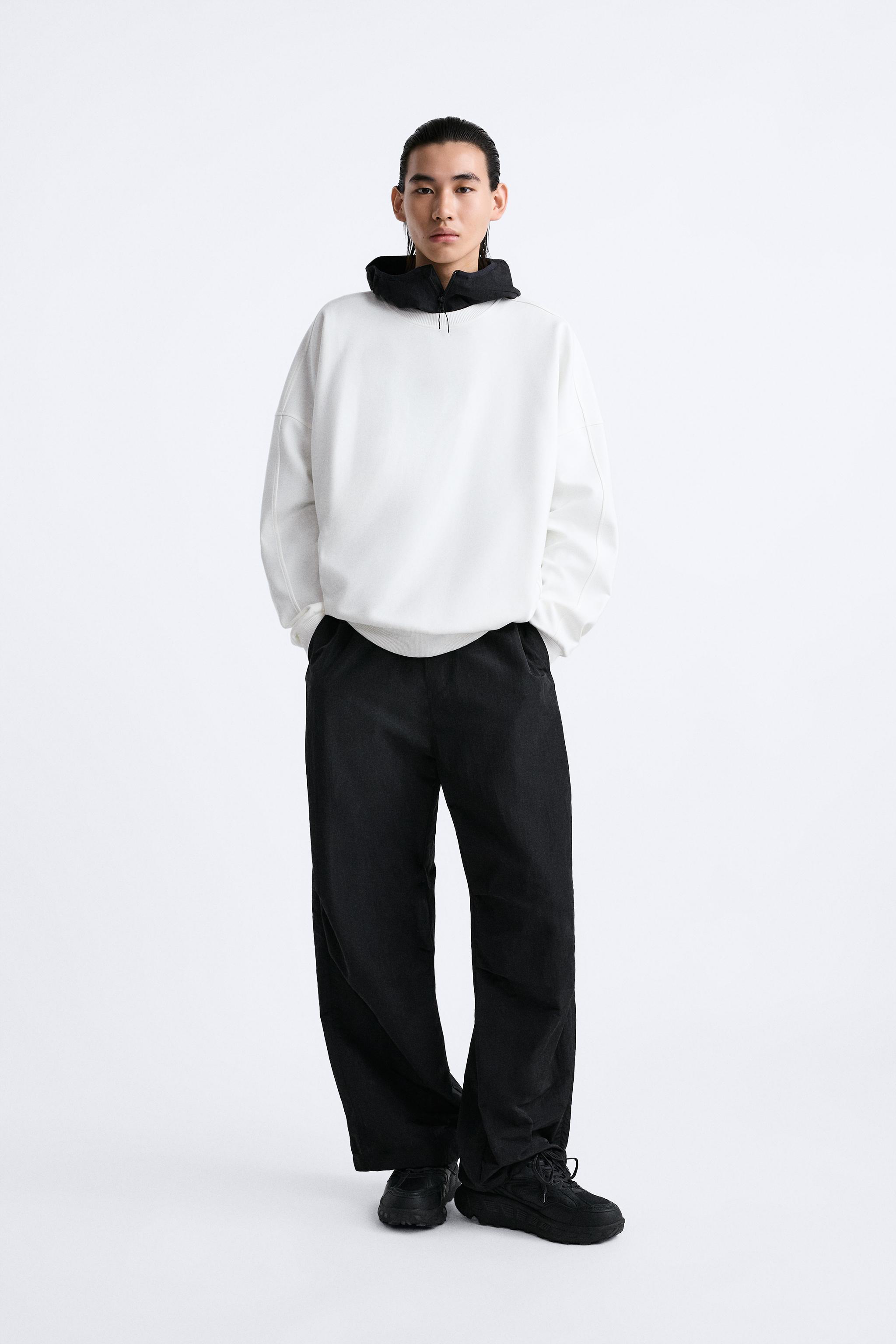 SOFT オーバーサイズ スウェットシャツ - オフホワイト | ZARA 
