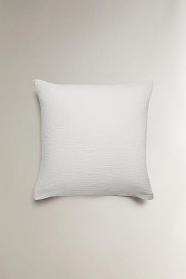 TAIE D’OREILLER GAZE - Blanc de Zara - Image 2