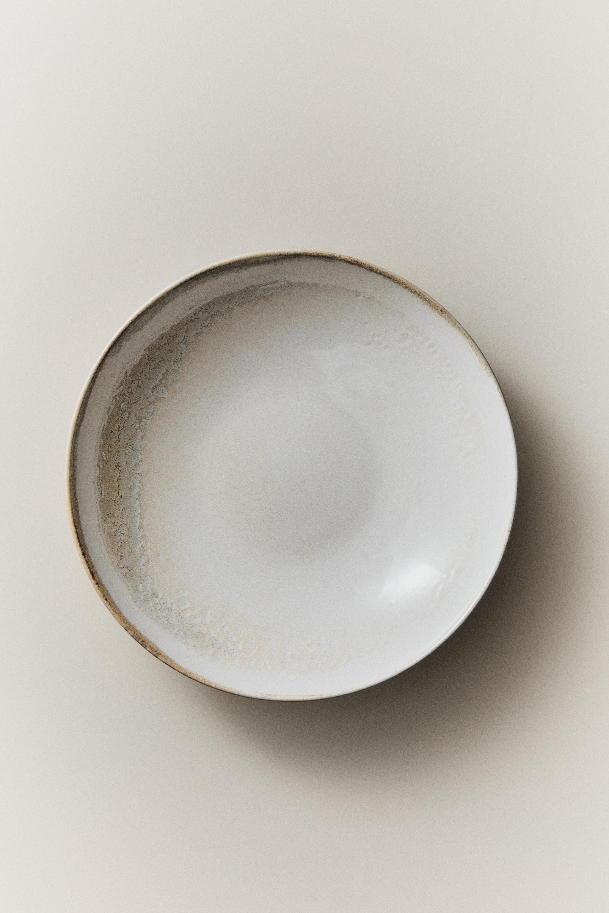 STONEWARE SOUP PLATE