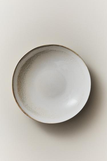 ASSIETTE CREUSE GRÈS - Écru de Zara - Image 5