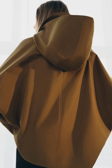 TRENCH COURT DÉPERLANT ZW COLLECTION - Marron clair de Zara - Image 2