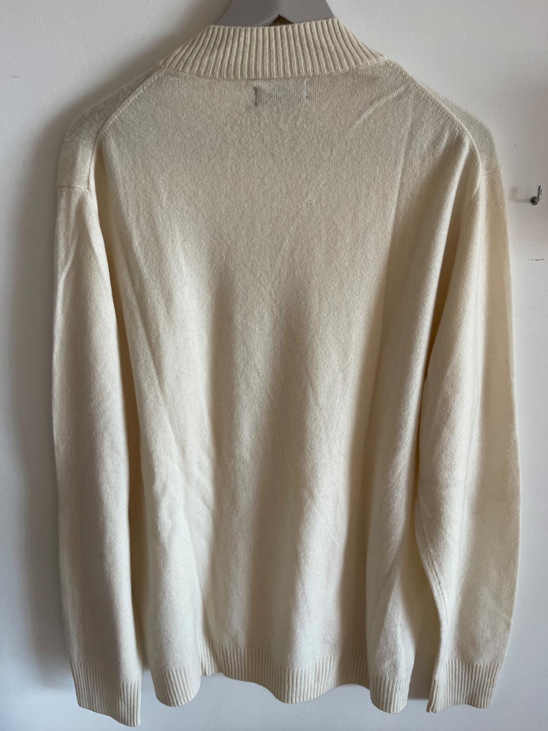 PLAIN KNIT 100% CASHMERE SWEATER - Image 3