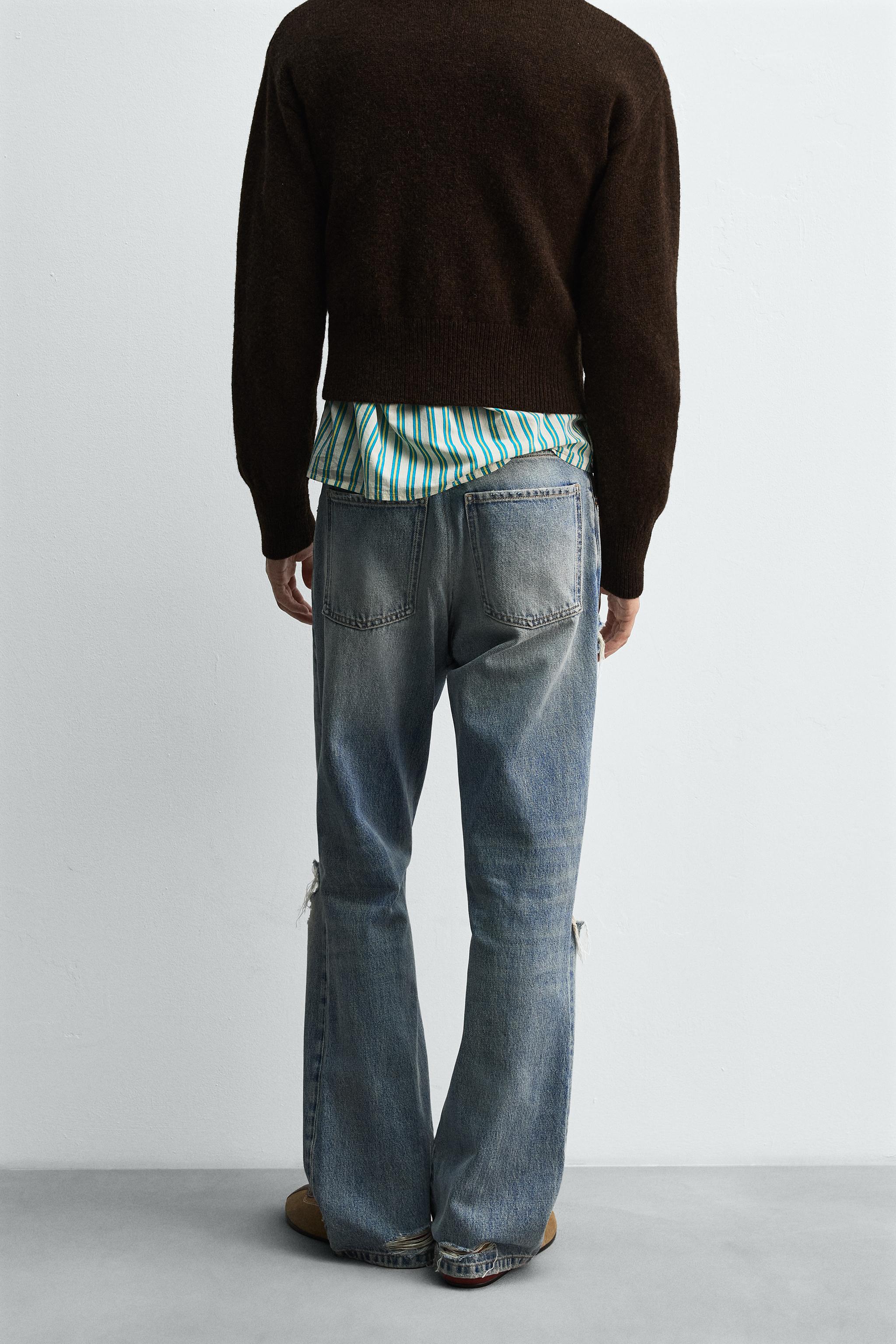 ダメージ加工フレアフィットジーンズ HARRY LAMBERT FOR ZARA X