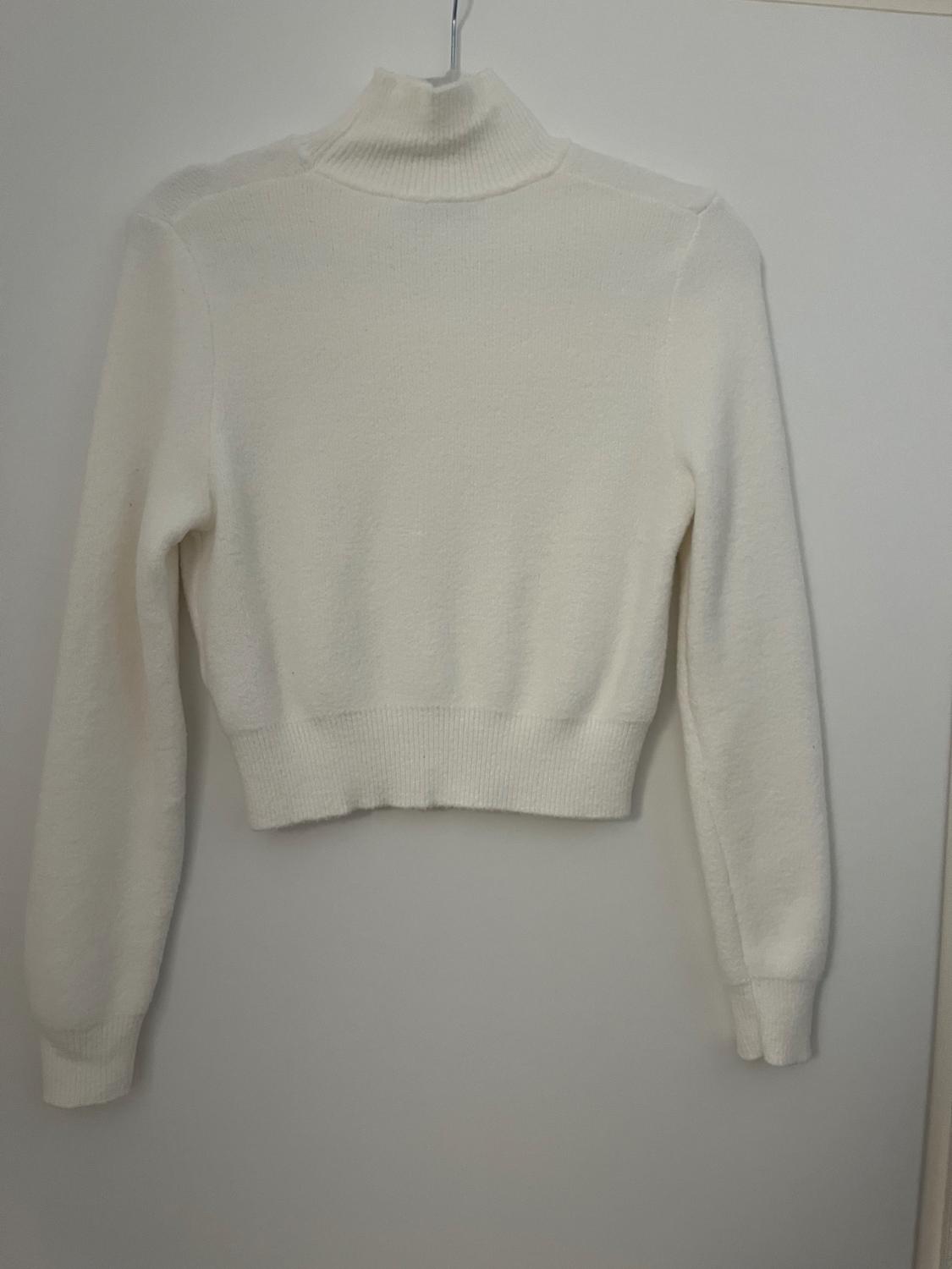 HIGH NECK KNIT SWEATER - Image 2
