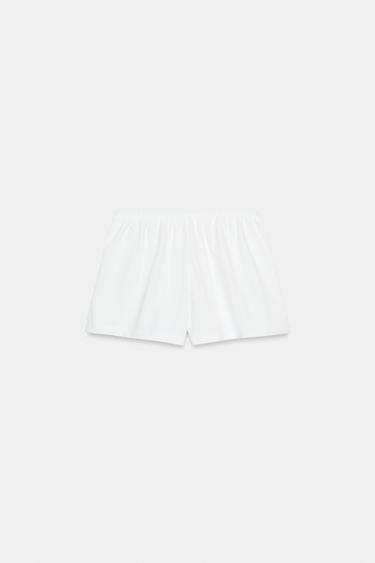 SHORT BRODÉ - Blanc de Zara - Image 5