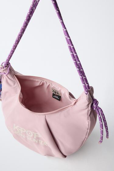 KPOP DEMON HUNTERS™ NETFLIX © NYLON CROSSBODY BAG - Pink by Zara - Image 3