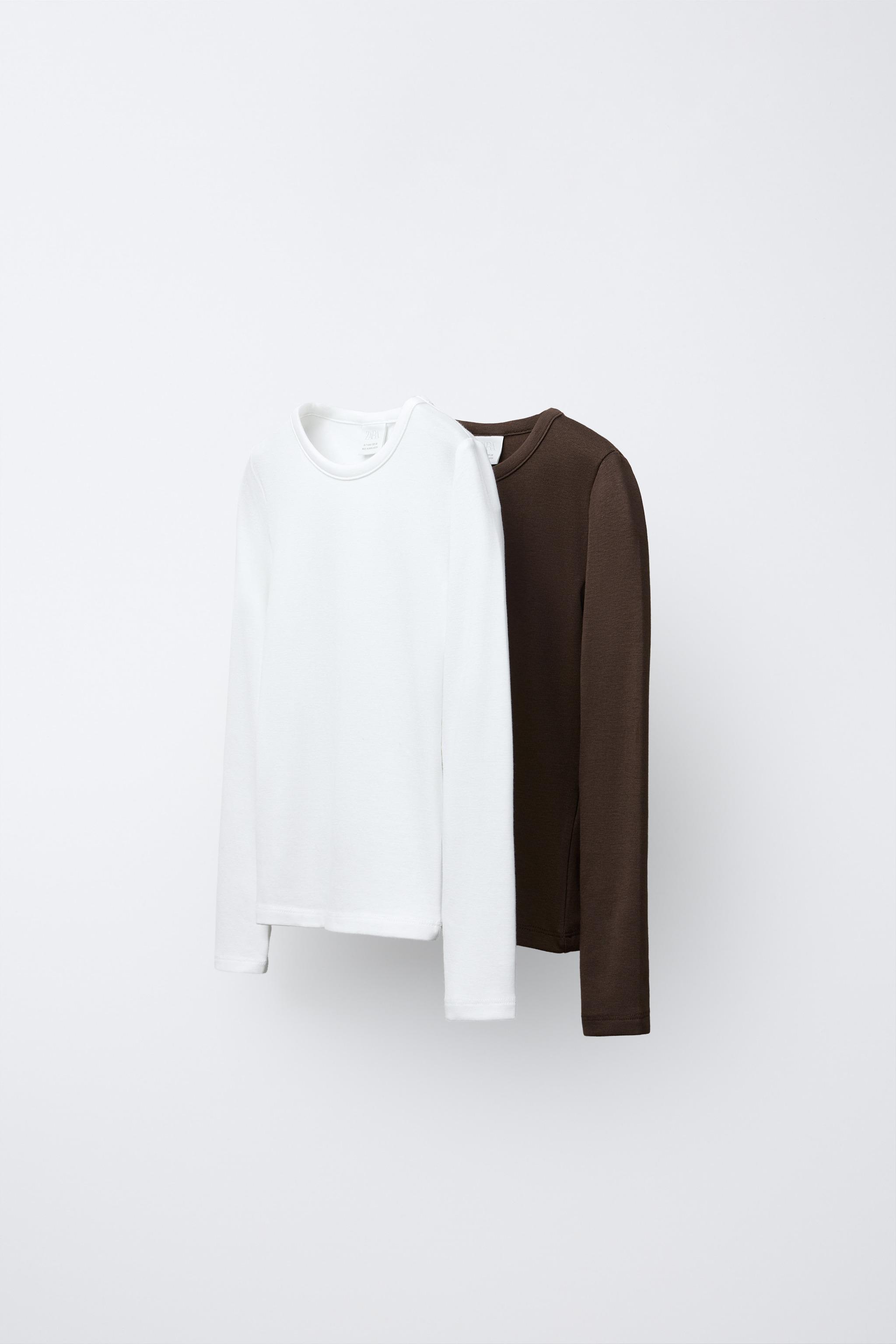 LOT DE DEUX T-SHIRTS AVEC MODAL