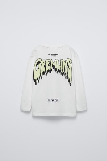 Zara GREMLINS ™ GLOW IN THE DARK SHIRT - Oyster-white - Image 0