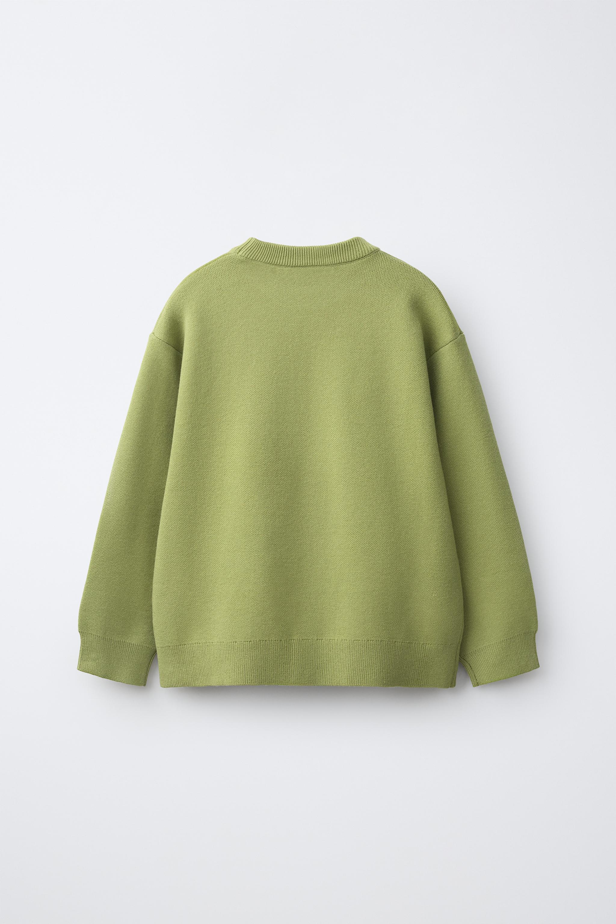 KNIT JUMPER — Green