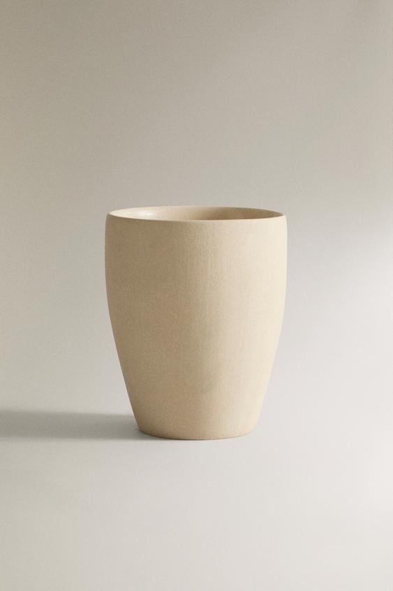 CERAMIC TOOTHBRUSH HOLDER Sand ZARA Hungary / Magyarország