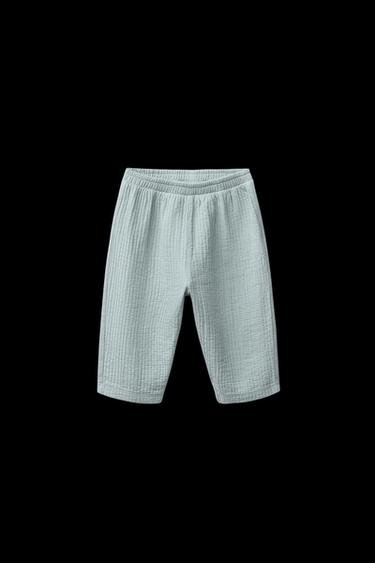 Zara COMBINATION PANTS - Bluish
