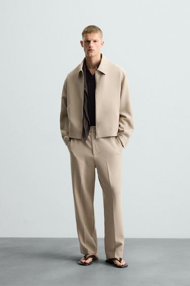 PANTALÓN REGULAR FIT - Arena de Zara - Imagen 0