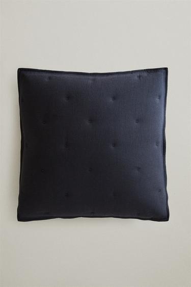 MICROFIBRE QUILTED BEDSPREAD - MIDNIGHT BLUE by Zara