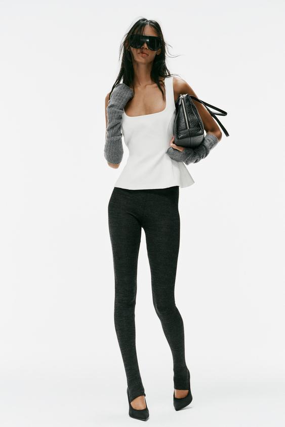 Zara PEPLUM TOP - White - Image 0
