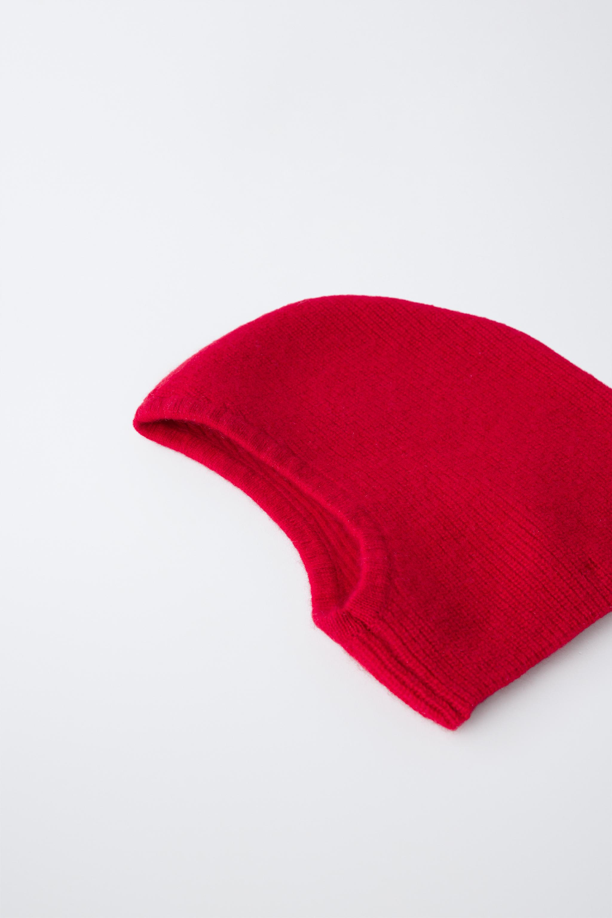 100% CASHMERE KNIT BALACLAVA