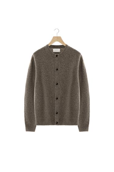 100% WOOL CARDIGAN - Earth by Zara