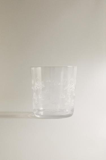 GLAS MED TOILE-DESIGN - Hvid fra Zara - Billede 0