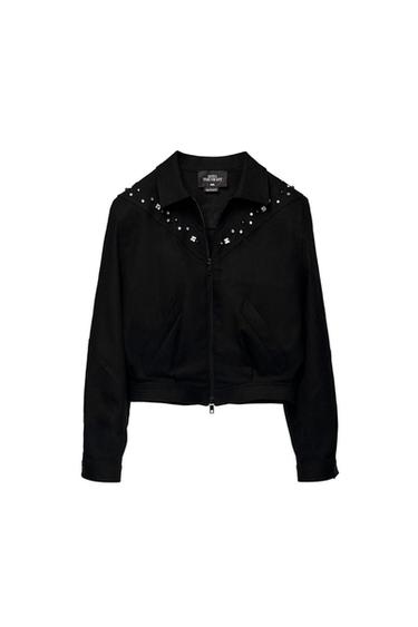 RHINESTONE BOMBER JACKET - LIMITED EDITION