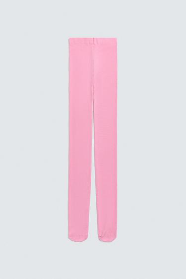 Zara HARRY LAMBERT FOR ZARA X DISNEY COLORED MICROFIBER TIGHTS - Pink