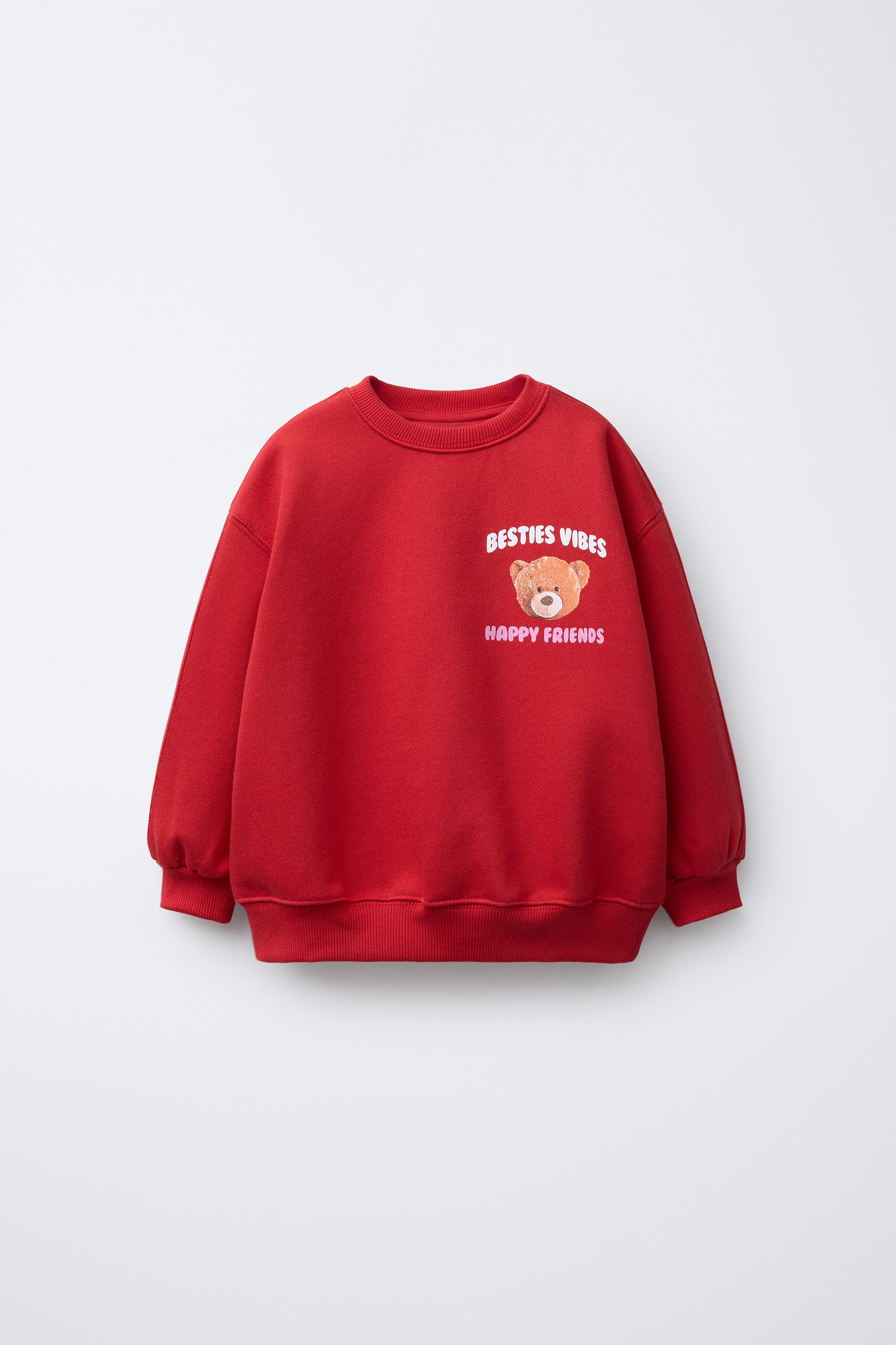❤️happy❤️ Oversized Sweatshirt with Printed Motif - Purple/SmileyWorld