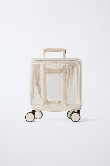 MALETA DE VIAJE TRANSPARENTE