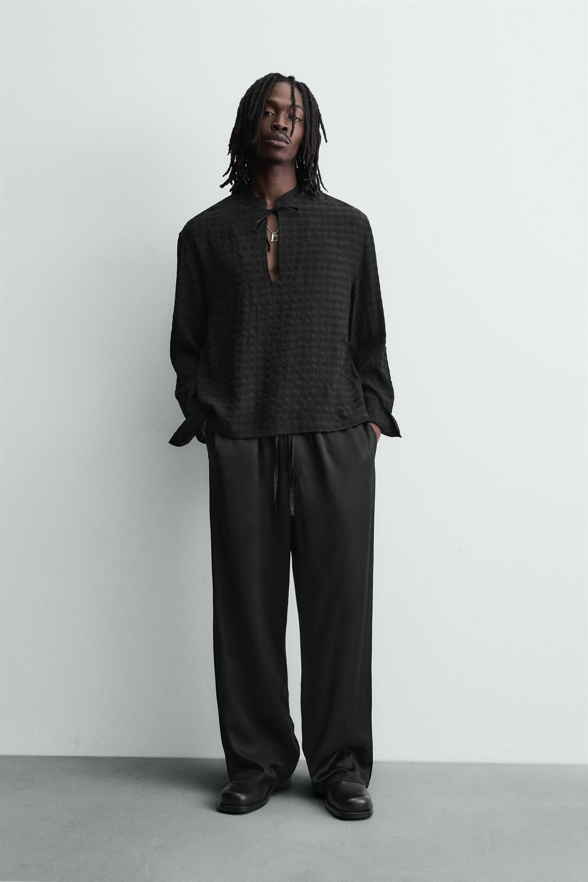 FLUID TEXTURED POLO SHIRT