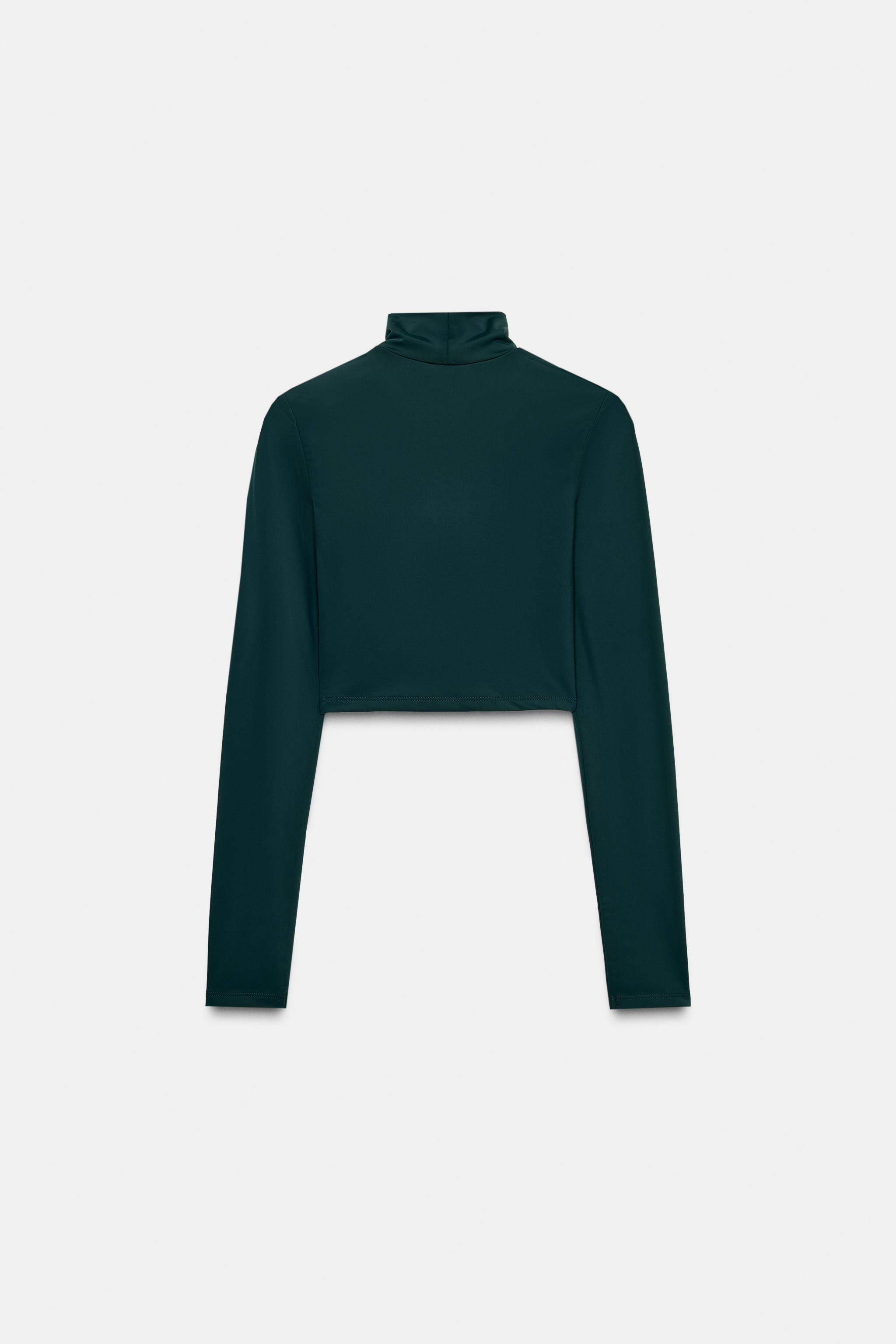 NYLON CROP TOP