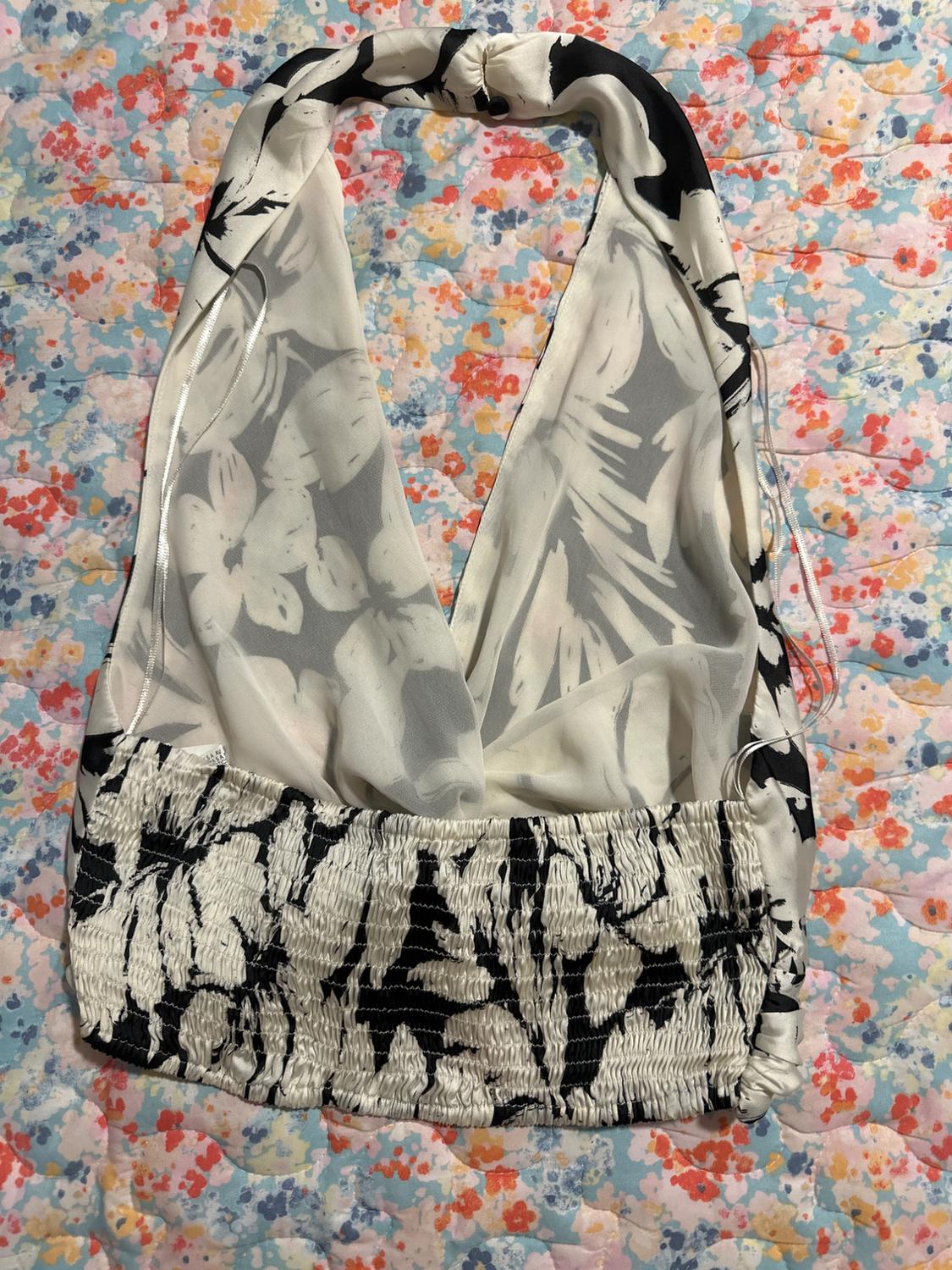 CUERPO HALTER ESTAMPADO TROPICAL - Image 3