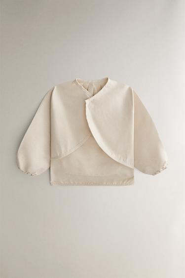 BAVOIR ENFANT MANCHES CHIEN DE COURSE - Beige clair de Zara - Image 3