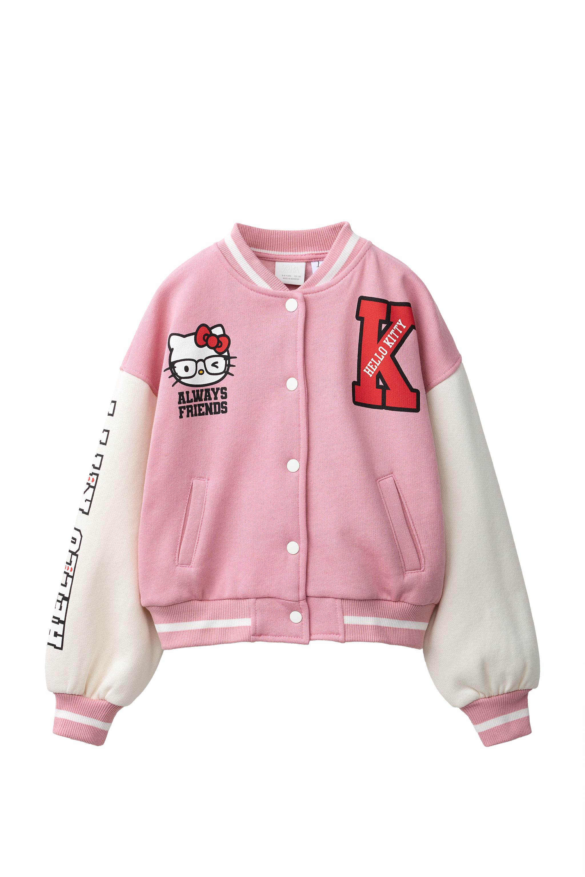 HELLO KITTY © SANRIO BOMBER JACKET - Pink / White | ZARA South Africa