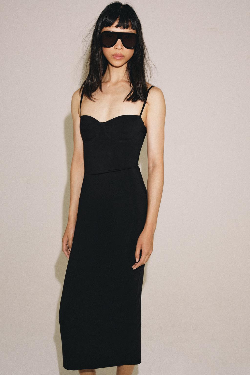 POLYAMIDE MIDI DRESS