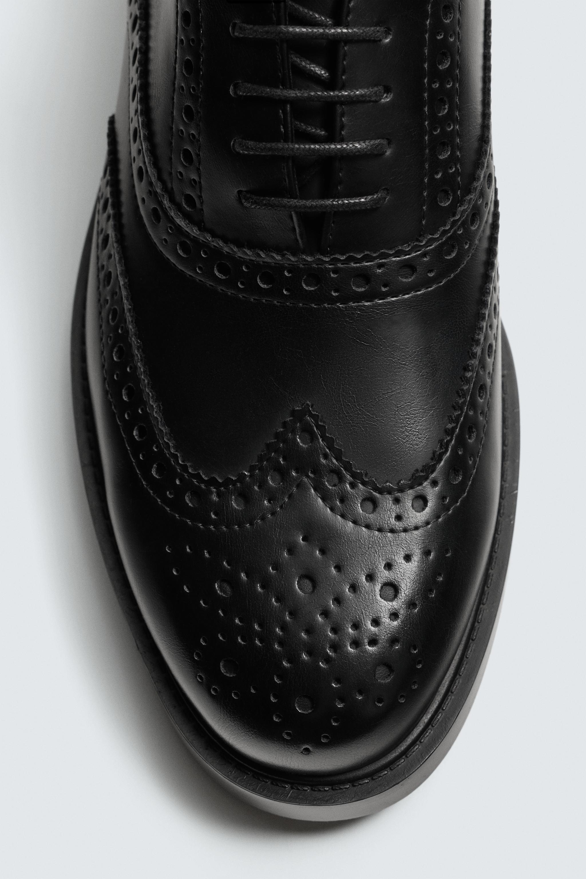 NWOT. Zara Black Dress Shoes. Size 9 LEATHER DRESS SHOES - Black | ZARA United States main image 2