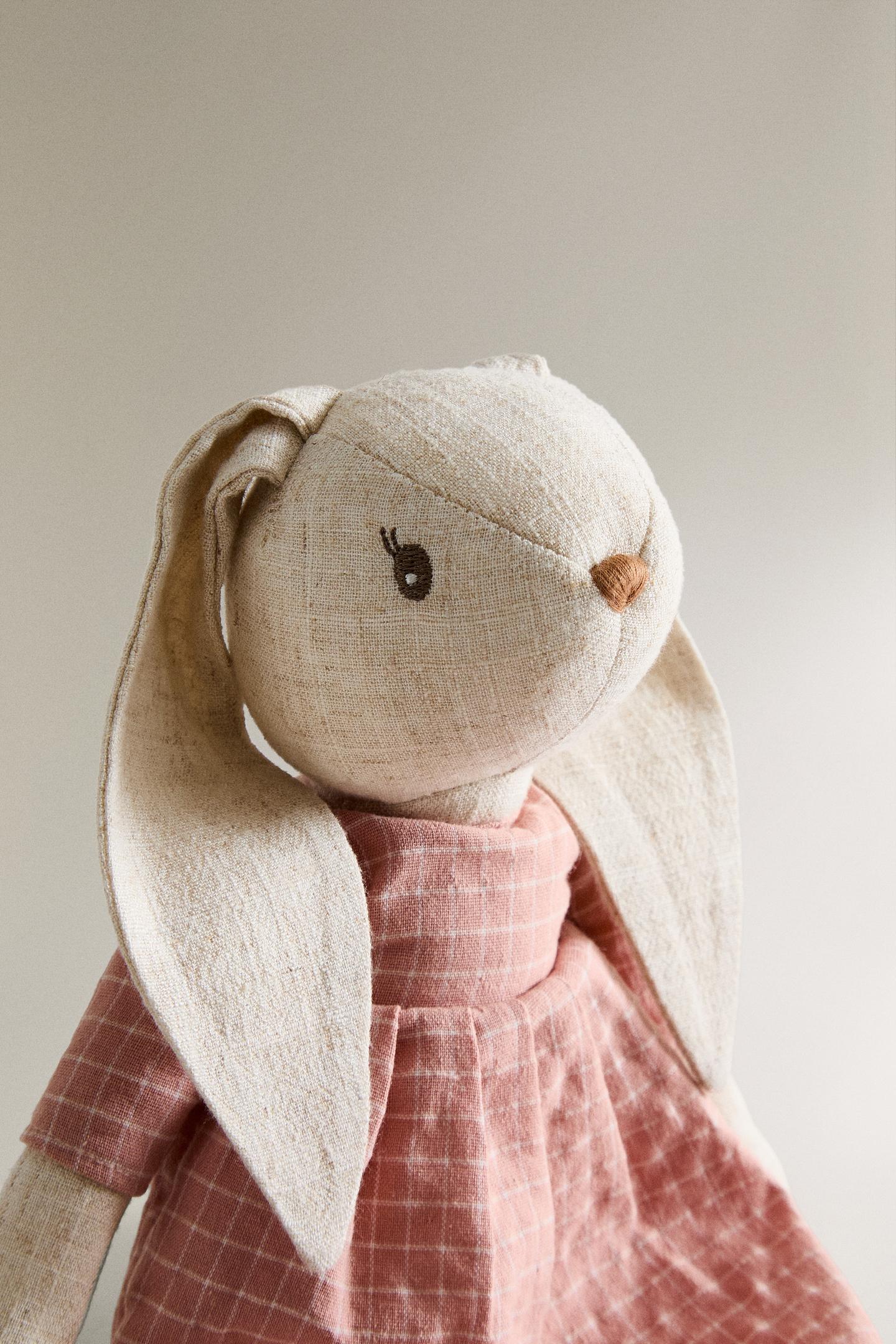 Детская мягкая игрушка Zara KIDS’ Bunny Plush Toy, цвет: Разноцветный — фото 4