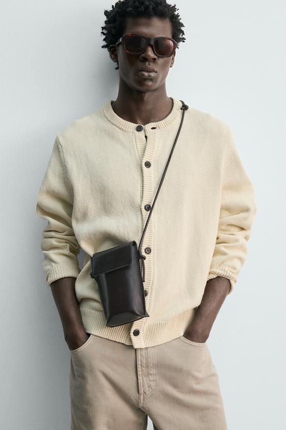 LEATHER CROSSBODY BAG from Zara - $69.90